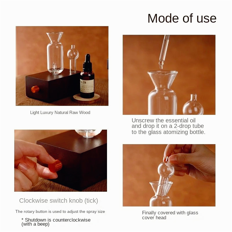 ミニポータブル水なしエッセンシャルオイルディフューザーアロマ - Home Fragrance System のレビューと価格