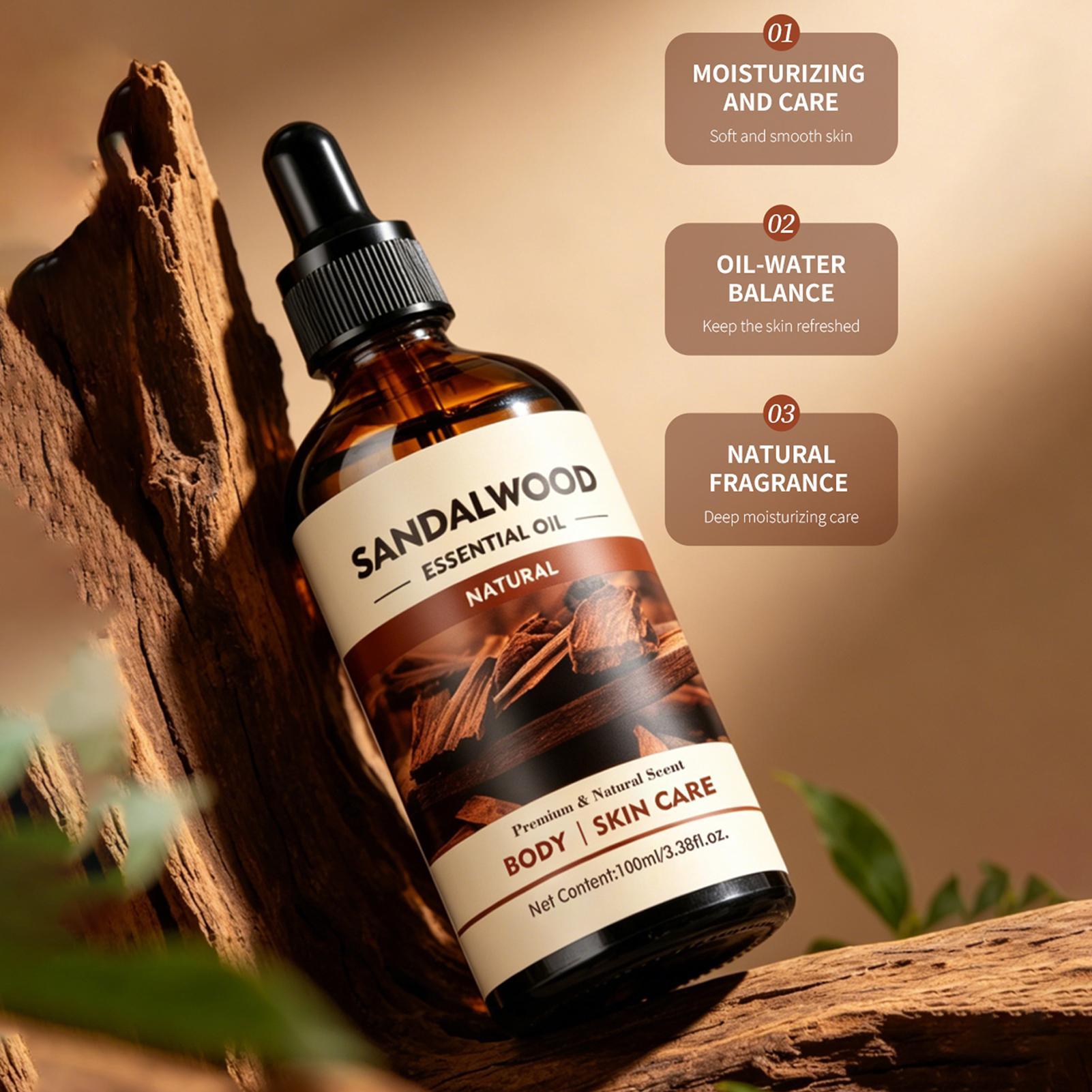 サンダルウッドフレグランスオイル 100ml 天然アロマセラ - Home Fragrance Essential Oils のレビューと価格